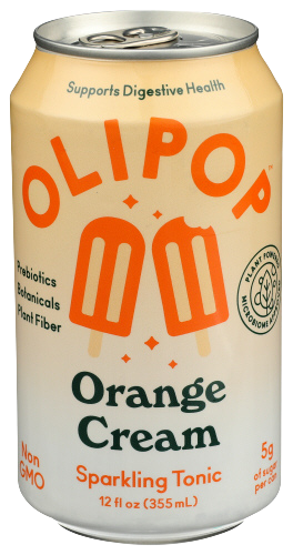 Olipop Orange Cream Sparkling Tonic - 12 FO