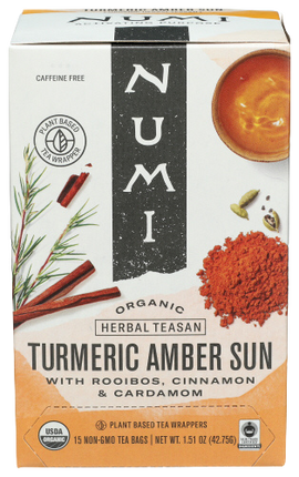 Organic Turmeric Amber Sun Tea - 12 BG