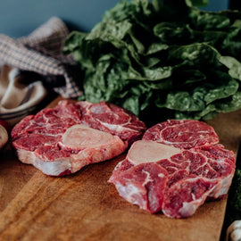 100% Grassfed Beef Osso Buco (beef shanks) - 1.5 LBS