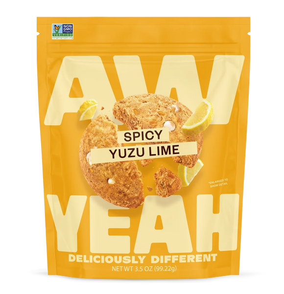 Aw Yeah Spicy Yuzu Lime Cookies - 3.5 OZ