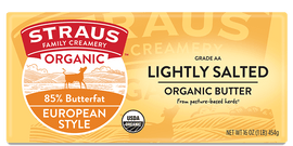 Straus Organic Lightly Salted Butter - 16 OZ