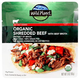 Organic Shredded Beef - 3 OZ