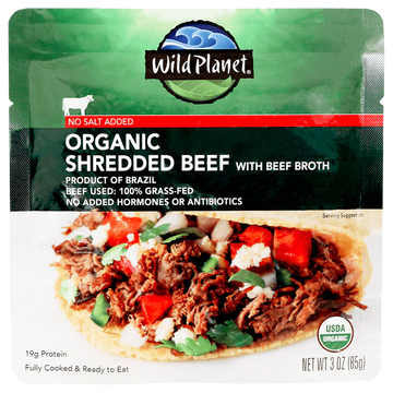 Organic Shredded Beef - 3 OZ
