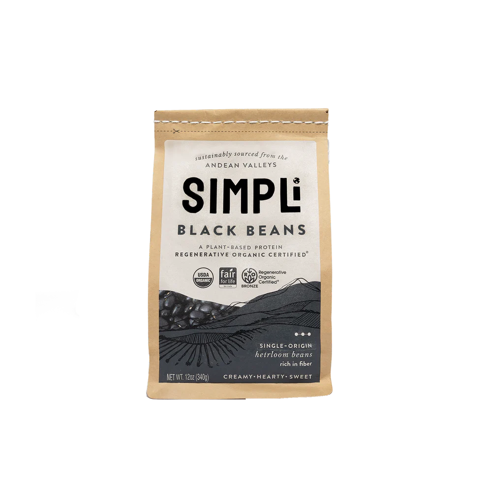 Simpli Organic Black Beans - 12 OZ
