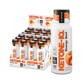 Ketone-IQ +Caffeine Peach Shot