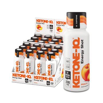 Ketone-IQ +Caffeine Peach Shot