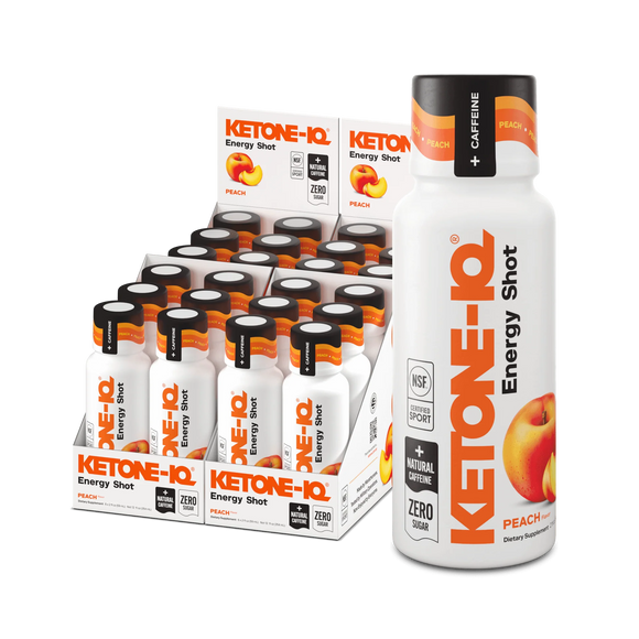 Ketone-IQ +Caffeine Peach Shot