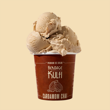 Heritage Kulfi Cardamom Chai Ice Cream - 16 OZ