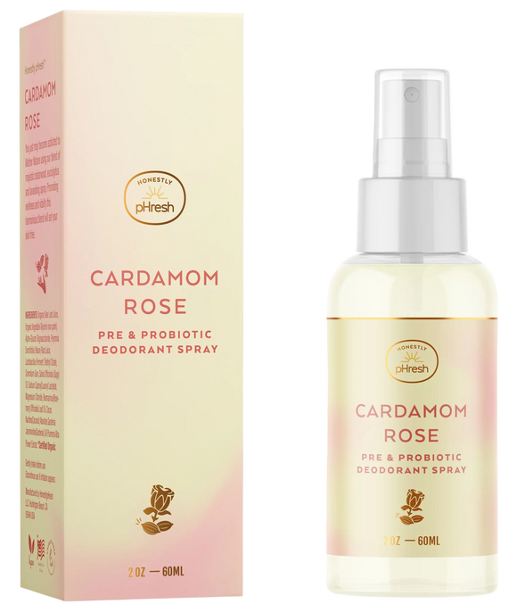 Phresh Cardamom Rose Deodorant Spray - 2 OZ
