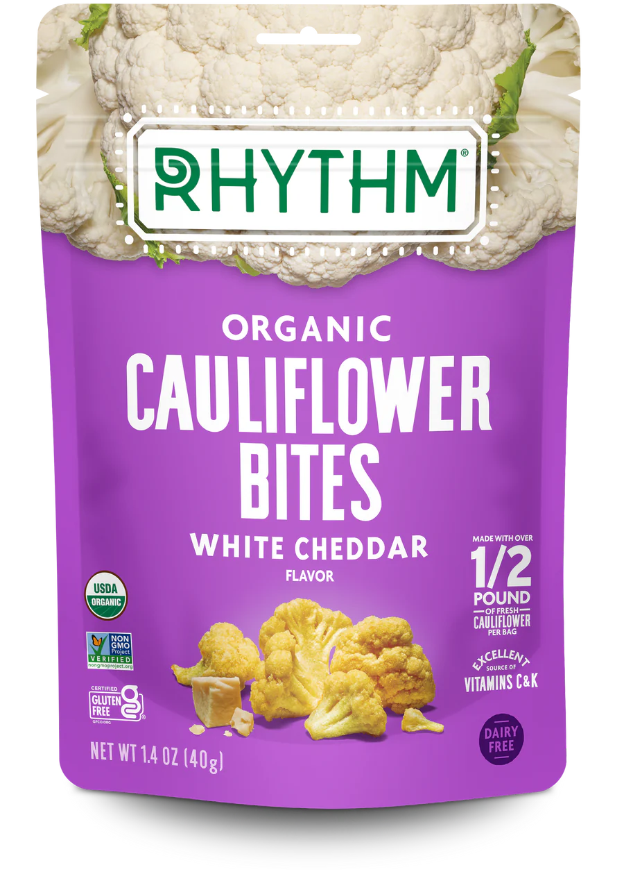 Organic White Cheddar Cauliflower Bites - 1.4 OZ