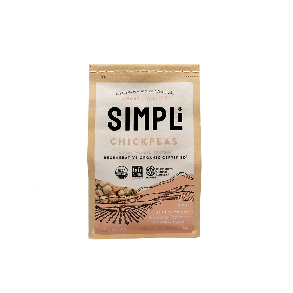 Simpli Organic Chickpeas - 12 OZ