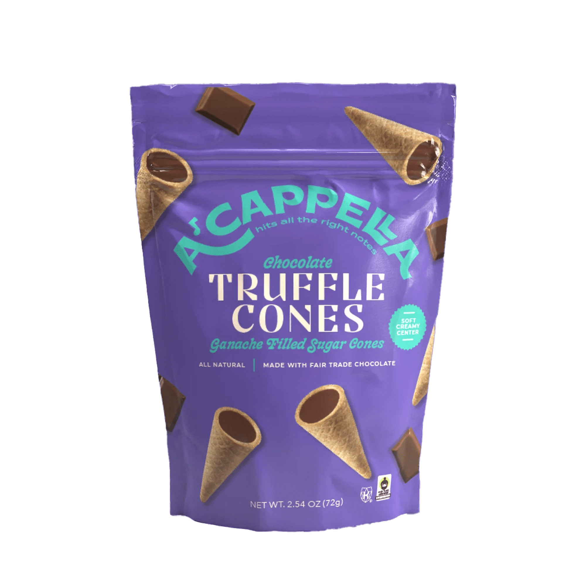 Chocolate Truffle Cones - 2.45 OZ