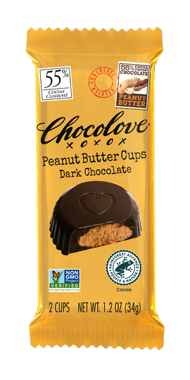 Dark Chocolate Peanut Butter Cups - 1.2 OZ