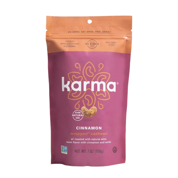 Cinnamon Wrapped Cashews - 7 OZ