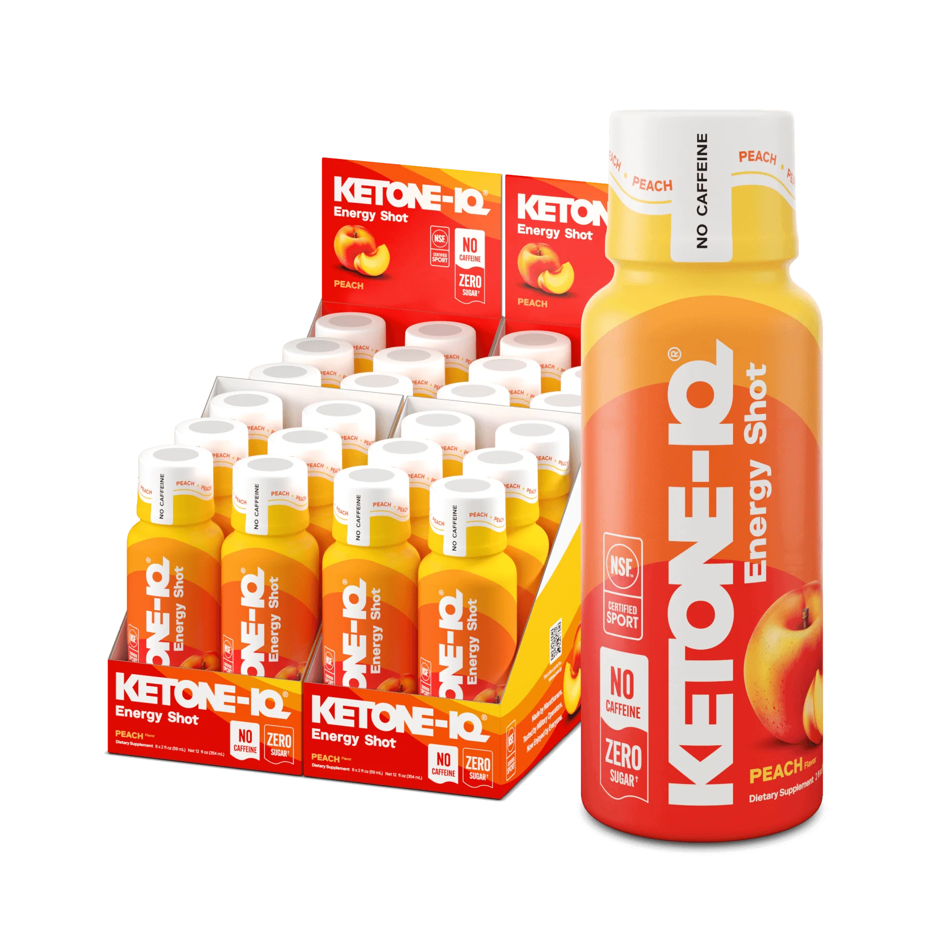 Ketone-IQ Peach Energy Shot