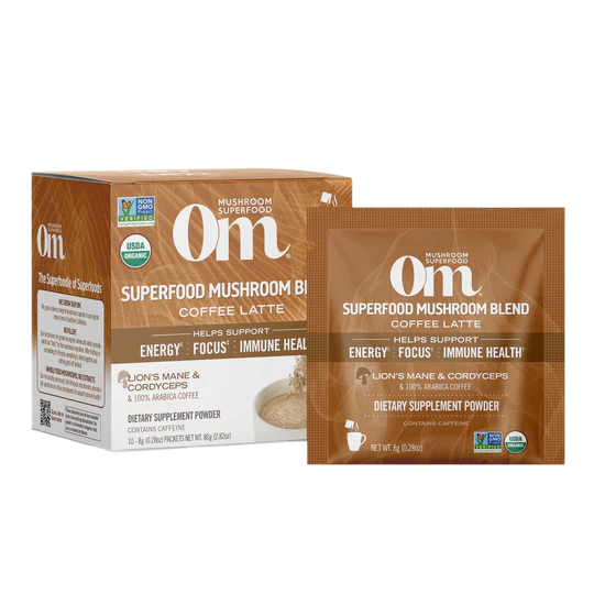 Om Mushroom Coffee Latte - 10 Pkt