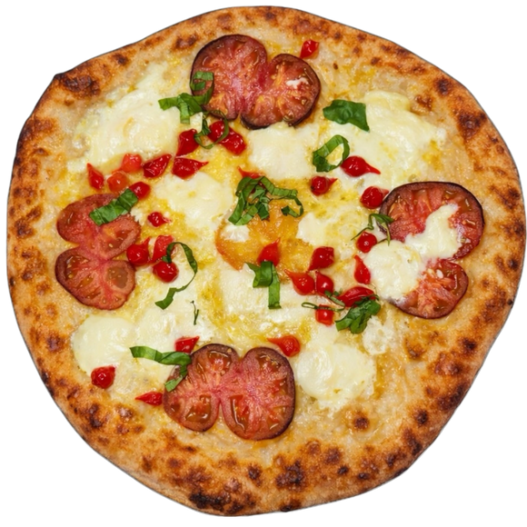 Juneau Natural Burrata Pimenta de Bico Pizza - FROZEN