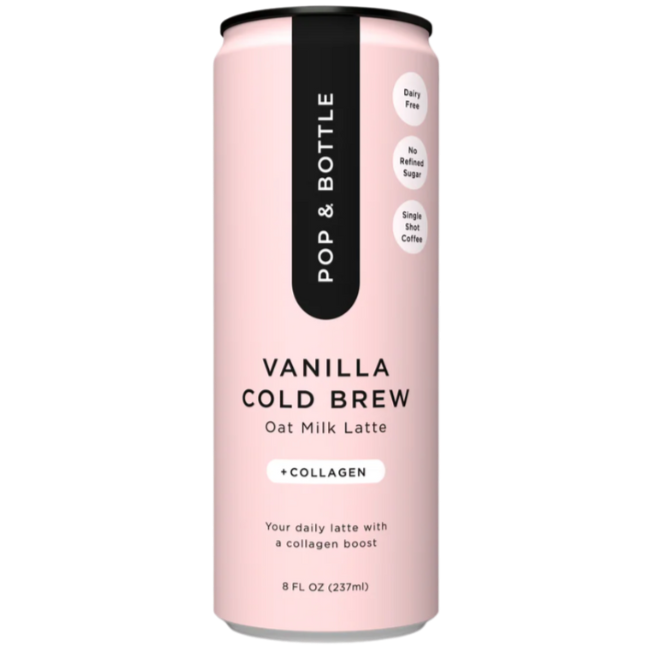 Organic Vanilla Oat Milk Latte + Collagen - 8 FO