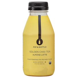 Pop And Bottle Golden Chai Tea Almond Milk Latte - 11 FO