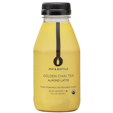 Pop And Bottle Golden Chai Tea Almond Milk Latte - 11 FO