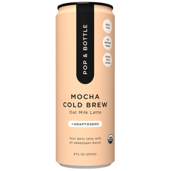 Organic Mocha Oat Milk Latte + Adaptogens - 8 FO