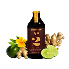 Curious No. 2 NONALCOHOLIC SPICY PINEAPPLE GINGER MARGARITA - 11.5 OZ