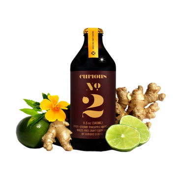 Curious No. 2 NONALCOHOLIC SPICY PINEAPPLE GINGER MARGARITA - 11.5 OZ