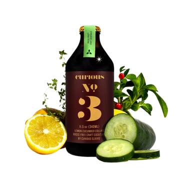 Curious No. 3 NONALCOHOLIC JUNIPER CUCUMBER COLLINS - 11.5 OZ