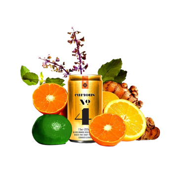 Curious No. 4 Mini Cans NONALCOHOLIC SICILIAN SPRITZ - 7.5 OZ