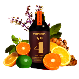 Curious No. 4 NONALCOHOLIC SICILIAN BLOOD ORANGE SPRITZ - 11.5 OZ