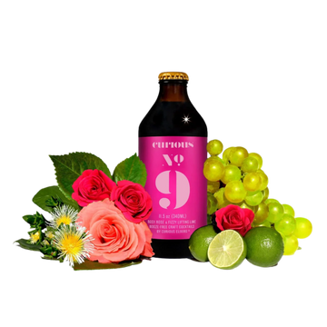 Curious No. 9 NONALCOHOLIC SPARKLING ROSÉ COCKTAIL - 11.5 OZ