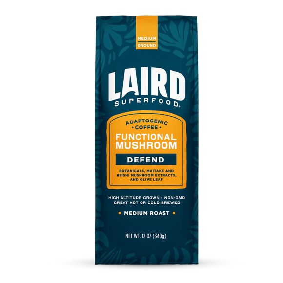 Laird DEFEND Functional Mushroom Medium Roast Coffee - 12 OZ