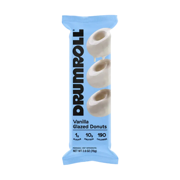 Drumroll Mini Vanilla Glazed Donuts - 2.6 OZ