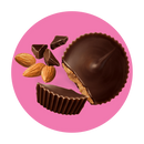 Organic Dark Chocolate Almond Butter Cups - 3.45 OZ-2