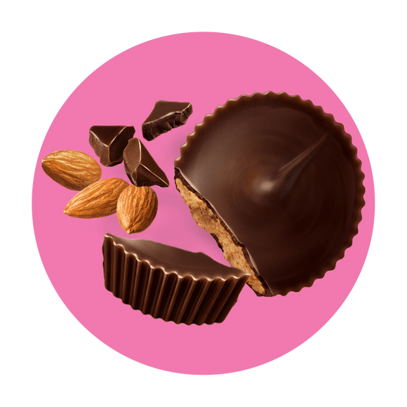 Organic Dark Chocolate Almond Butter Cups - 3.45 OZ