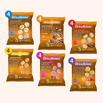 Drizzilicious Mini Rice Cakes Variety Pack - 12 PC