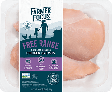 Farmer Focus Boneless Chicken Breasts - 1.13 LB
