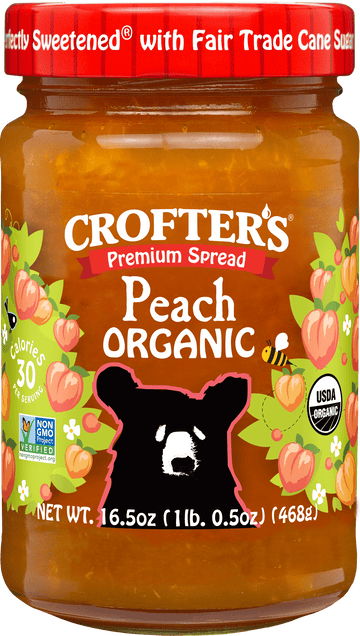 Crofters Peach Spread - 16.5 OZ