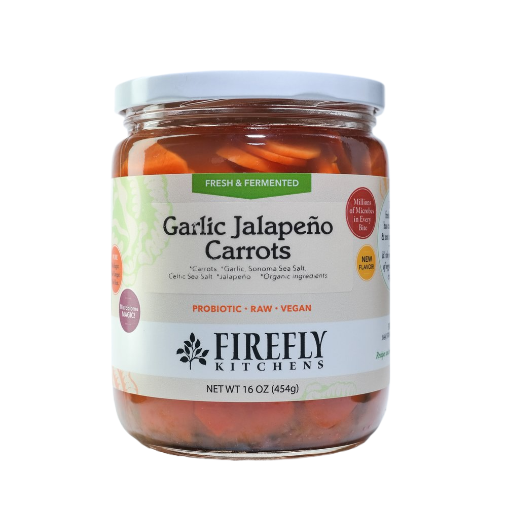 Organic Fermented Garlic Jalapeño Carrots - 16 OZ