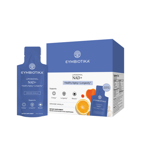 Cymbiotika Liposomal NAD+ packet, Orange Vanilla