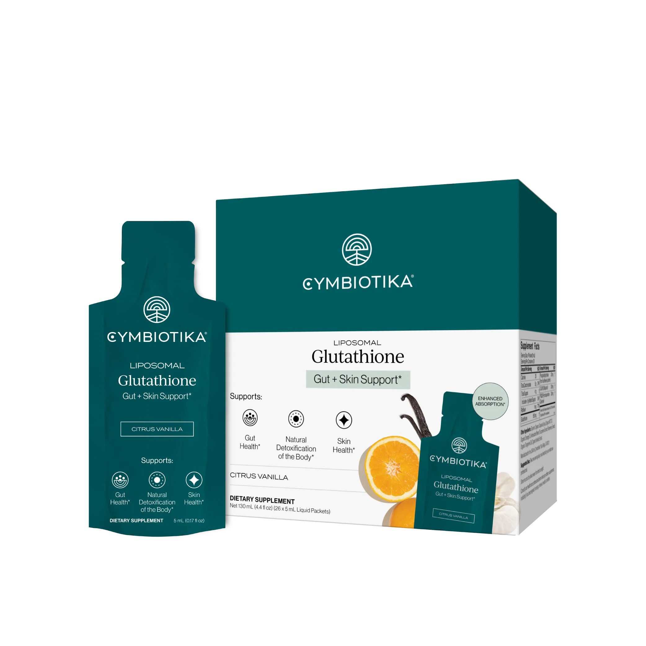CYMBIOTIKA Liposomal Glutathione 26 x 5 ML POUCHES