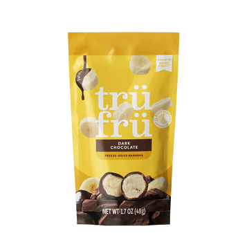 Tru Fru Dark Chocolate Freeze-Dried Bananas - 1.7 OZ