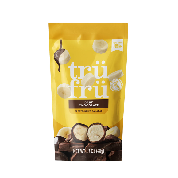 Tru Fru Dark Chocolate Freeze-Dried Bananas - 1.7 OZ