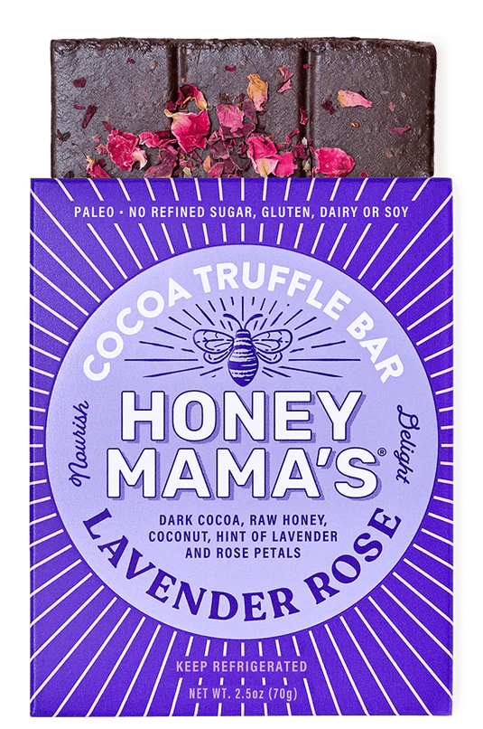 Lavender Rose Cocoa Truffle Bar - 2.5 OZ