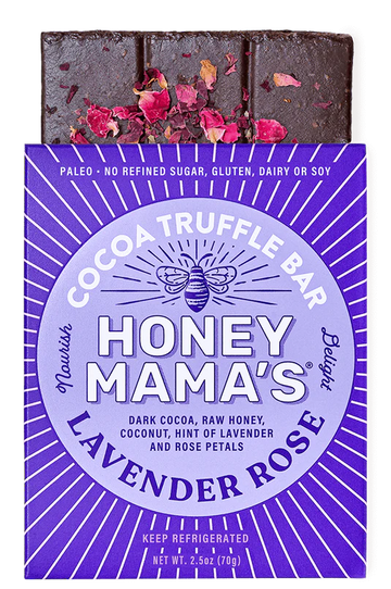 Lavender Rose Cocoa Truffle Bar - 2.5 OZ