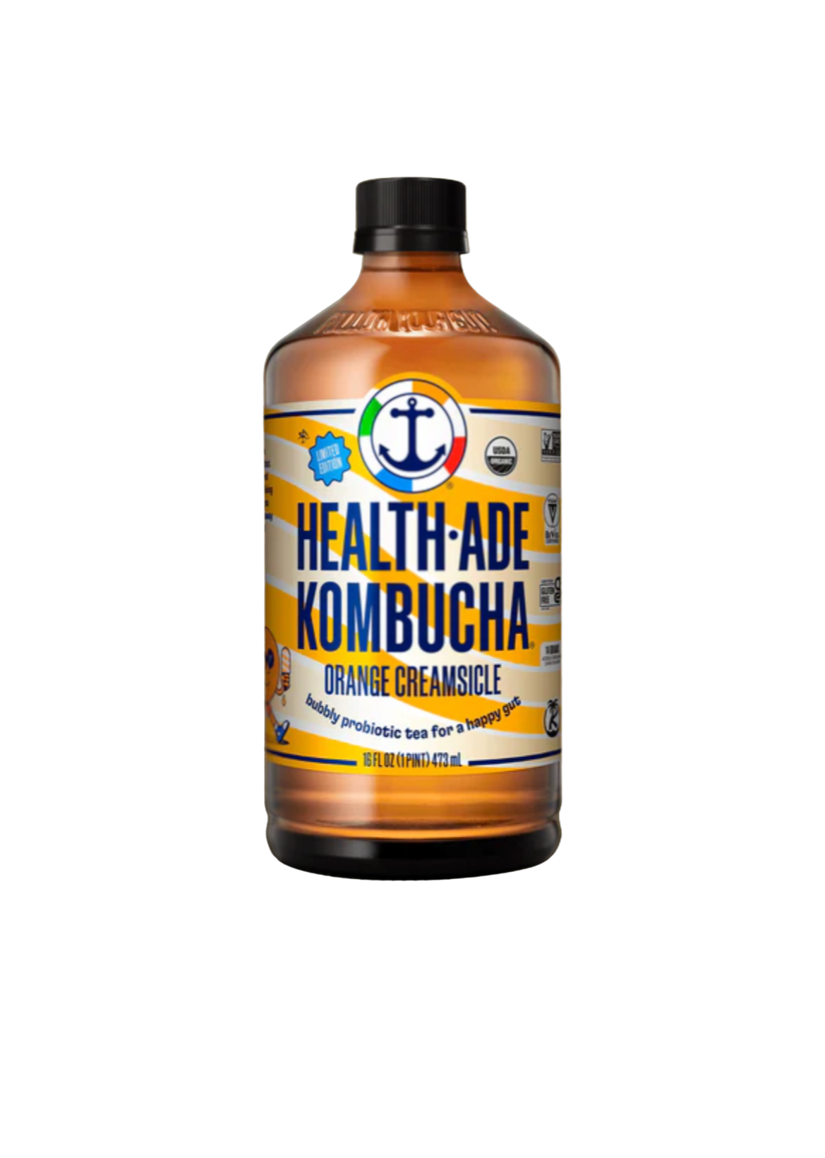 Health Ade Orange Creamsicle Kombucha - 16 FO