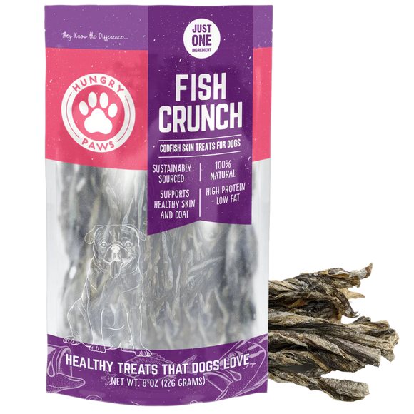 Fish Crunch Dog Treats - 8 OZ