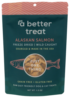 A Better Alaskan Freeze Dried Salmon Dog Treats - 1.5 OZ
