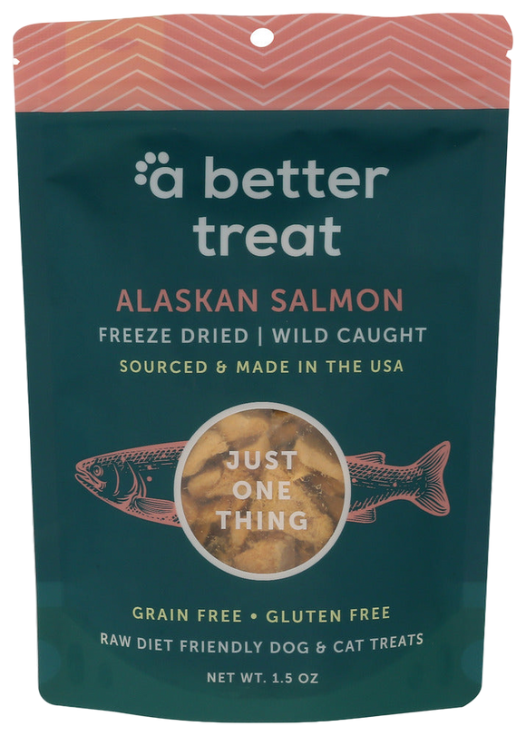 A Better Alaskan Freeze Dried Salmon Dog Treats - 1.5 OZ