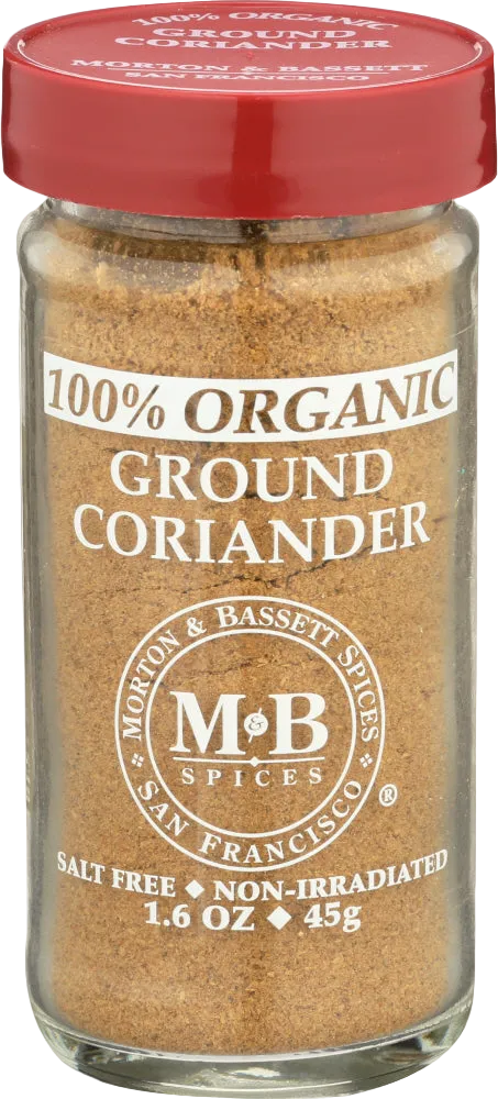 Morton & Bassett Organic Ground Coriander - 1.6 OZ